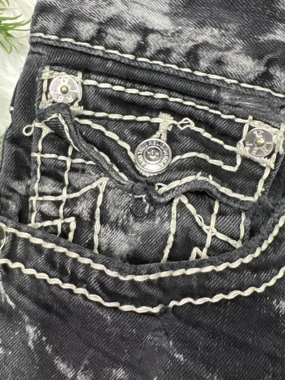 👖|•TRUE RELIGION•| Distressed Straight Leg Jeans Size 32x30👖